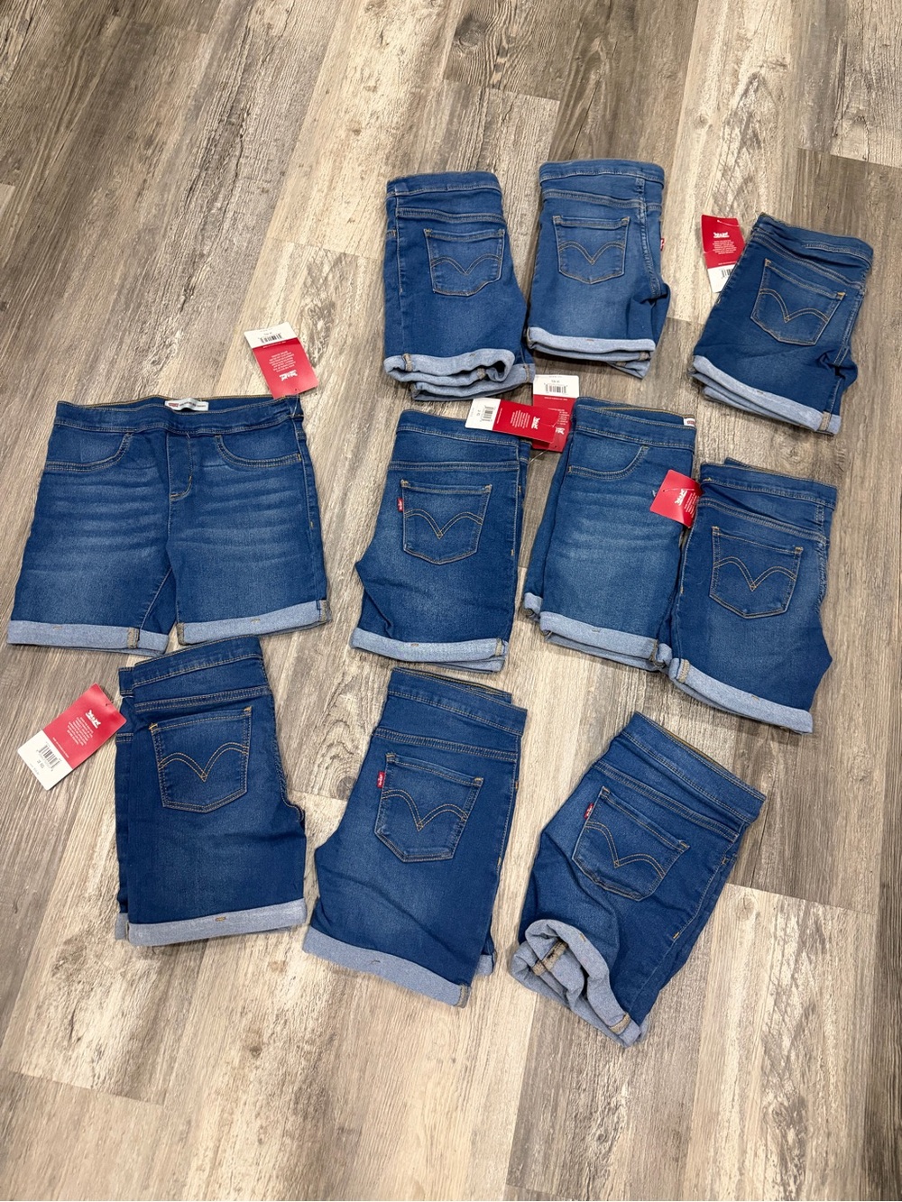 Lot of 10 girls midi shorts! Size 10!